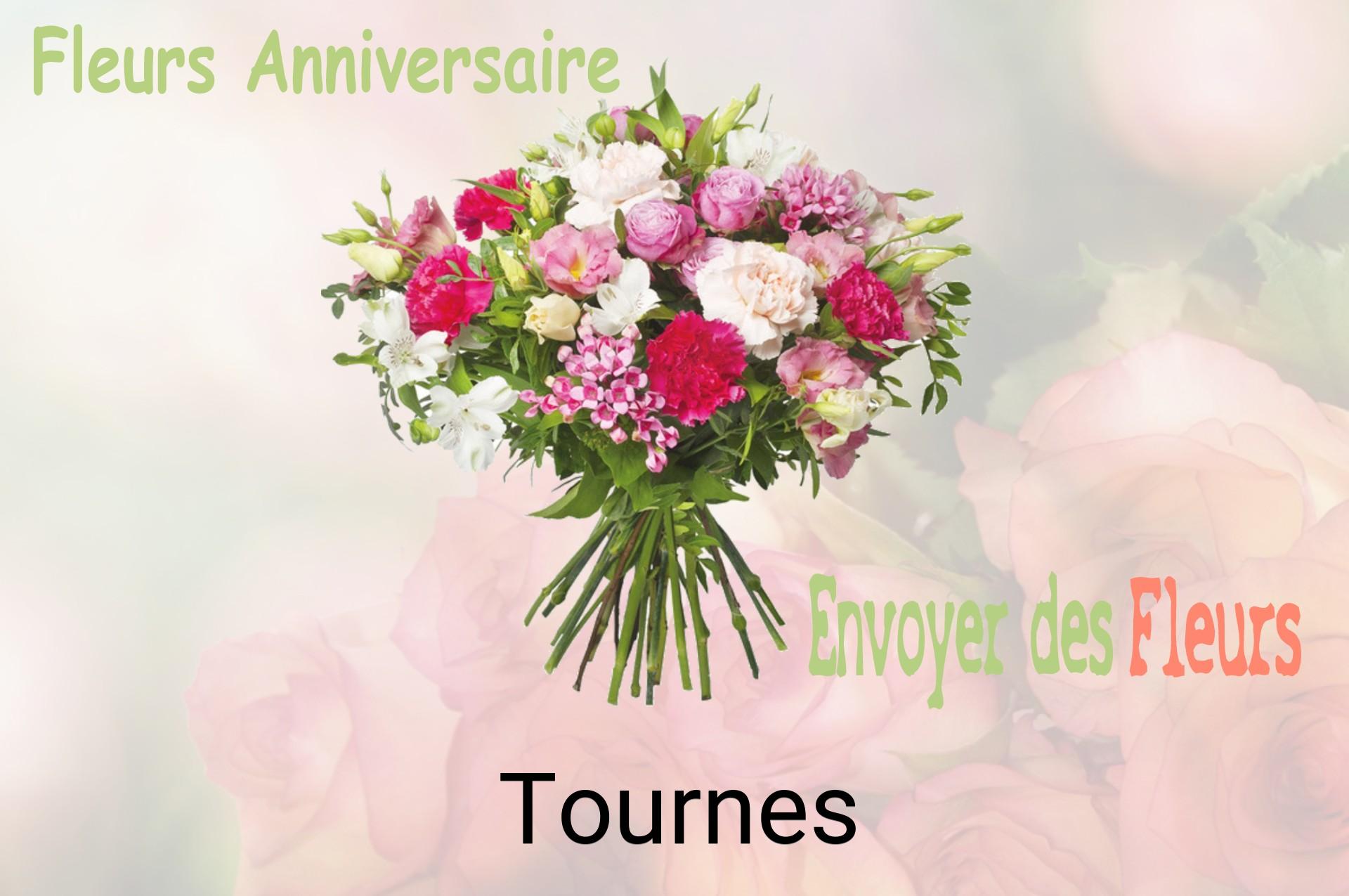 Bouquet de fleurs d’anniversaire livré à Tournes